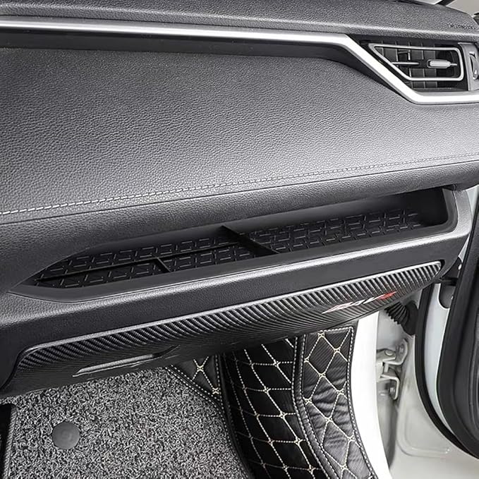kenddeel Center Console Organizer Tray,Passenger Storage Organizer Mat,Glove Box Storage Organizer Tray Compatible with Toyota RAV4 2022 Accessories 2024-2019