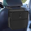 Car Trash Can, Hanging Waterproof & Leakproof Autmotive Storage Bag, Foldable Washable Vehicle Garbage Container, 2.6 Gallon Portable Auto Rubbish Bin for Sedan SUV Truck (Large)