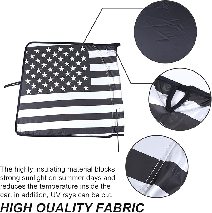LLKUANG Car Windshield Sun Shade Compatible with Toyota Tacoma 2006-2024 Auto Windshield Sunshades Foldable Blocks UV Rays Sun Visor to Keep Your Vehicle Cool and Damage Free (Style E)