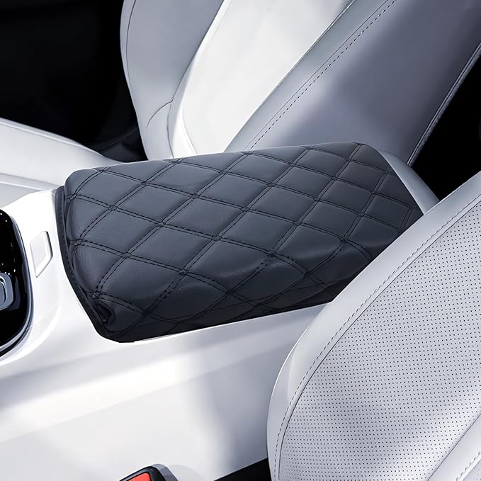 Armrest Cover for 2022-2025 Hyundai Tucson Accessories Center Console Middle Lid Pad Protector for Car Elbow Rest