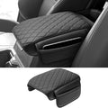YOJOJOCO Center Console Cover Compatible with Toyota 2024 2025 2026 Tacoma Accessories Leather Material Console Armrest Cover Cushion with Pockets Anti-Scratch