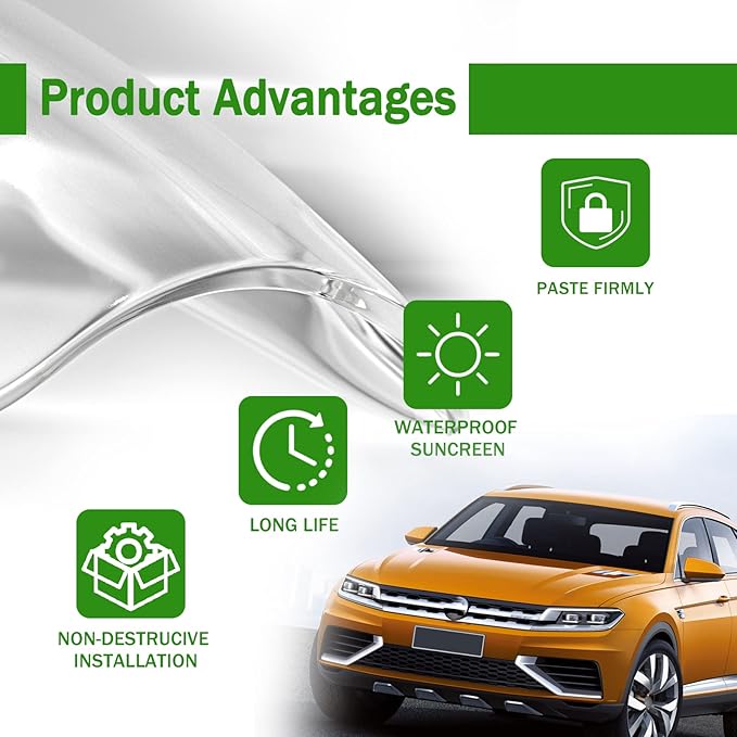 4Pcs 3D Transparent Car Door Bowl Scratch Protector, Universal Bowl Side Paint Protection Stickers, Waterproof Anti-Scratch Paint Invisible Protection Film for Most Models.