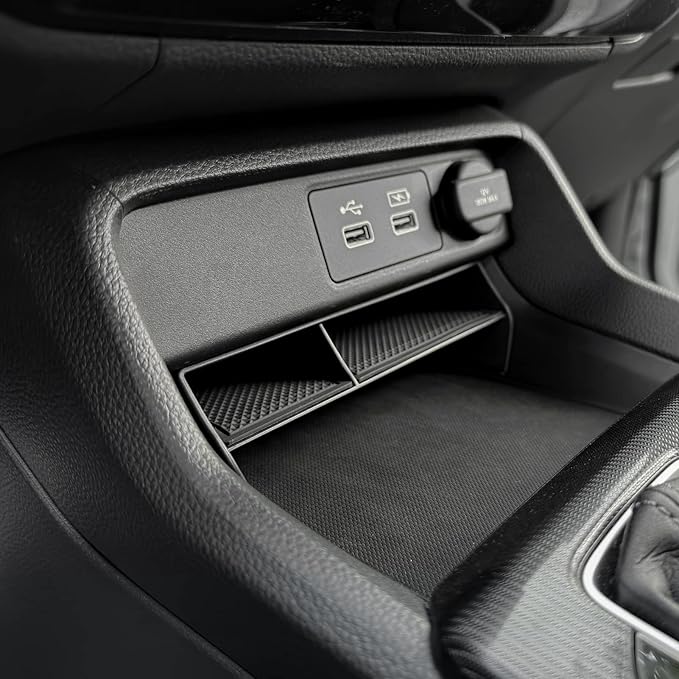 Thenice for 11th Gen Civic Center Console Organizer Caddy Glove Storage Box Compatible with Honda Civic 2022 2023 2024 2025