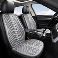 Car Seat Cushion Front Seat, Breathable Lumbar Support Car Seat Cushion for Long Sitting, Non-Slip Car Seat Pad (Gray)