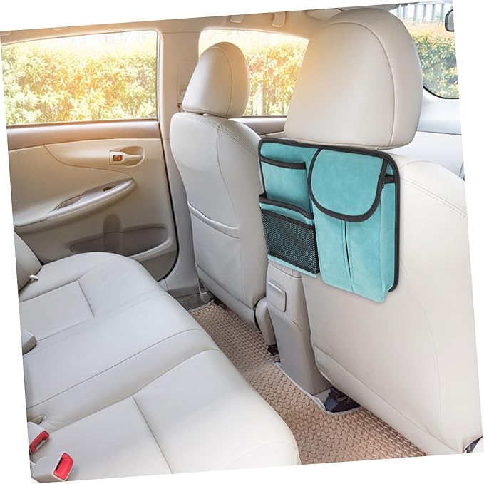 LIFKOME Car Seat Organizer Multi-pocket Hanging Back Storage Bag for Easy Access Portable Design Capacity Material for Family Use
