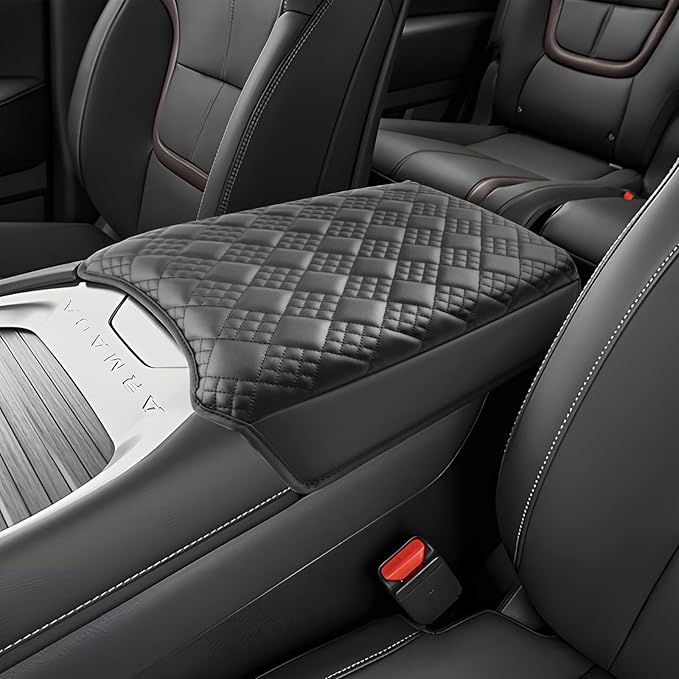 SKTU for 2025 2026 Nissan Armada Armrest Cover for 2025 2026 Nissan Armada (SV/SL/Platinum/Pro-4X/Platinum Reserve) Center Console Cover Nissan Armada 2025 2026 Accessories Console Cushion (Thicken)