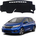 Dashboard Mat Cover for Honda Fit 2015-2020 Nonslip Center Console Sunshield Glare UV Rays Protector Accessories