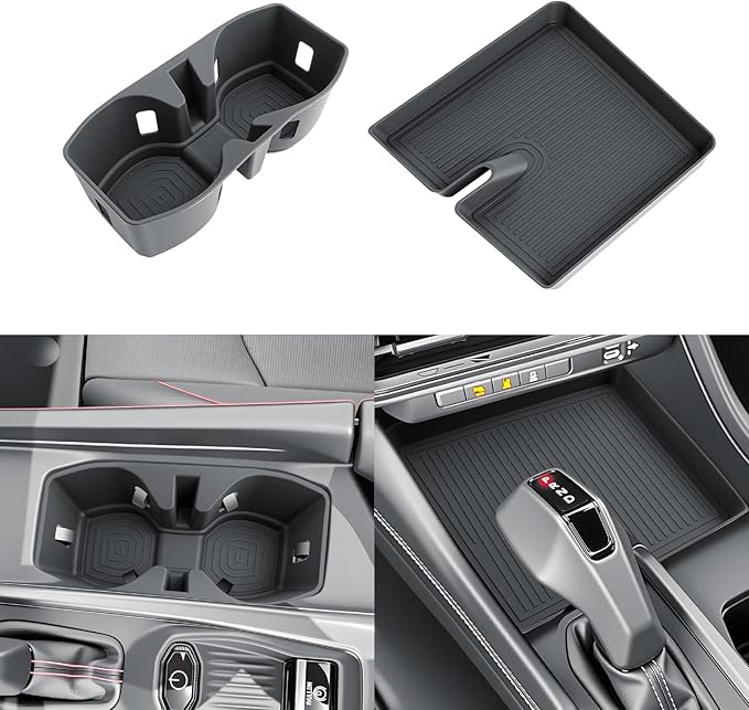 SKTU 2PCS for 2024 2025 2026 Dodge Charger Cup Holder for 2024 2025 2026 Dodge Charger Daytona Central Control Cup Holder Console Mat Dodge Charger 2024 2025 2026 Accessories Console Non-Slip Pad