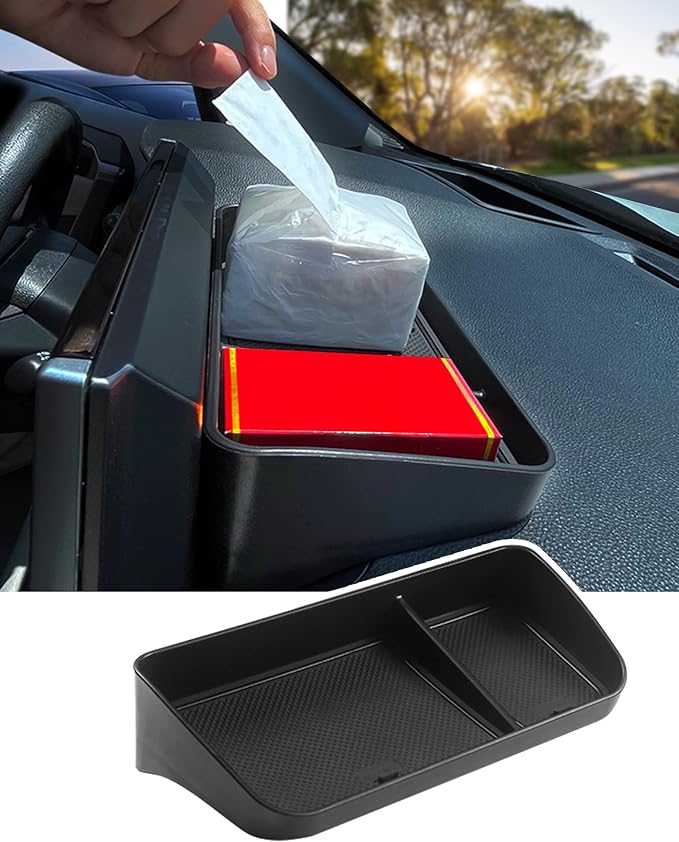 Jaronx Compatible with Toyota RAV4 Dash Organizer 2025 2024 2023 2022 2021 2020, 8" Screen Dashboard Organizer Tray for Toyota RAV4 Accessories