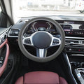 Car Steering Wheel Cover, Steering Wheel Cover for Men and Women, 15 Inch Microfiber Leather Auto Steering Wheel C Over, PU Leather Car Steering Wheel Cover Fit for Most Cars, SUVs, Trucks