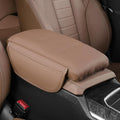 for Corvette C7 Stingray/C7 Grand Sport/C7 Z06 2013-2019 Center Console Protector Pad Car Armrest Cushion PU Leather Waterproof Centre Console Armrest Cover,D-33 * 21cm