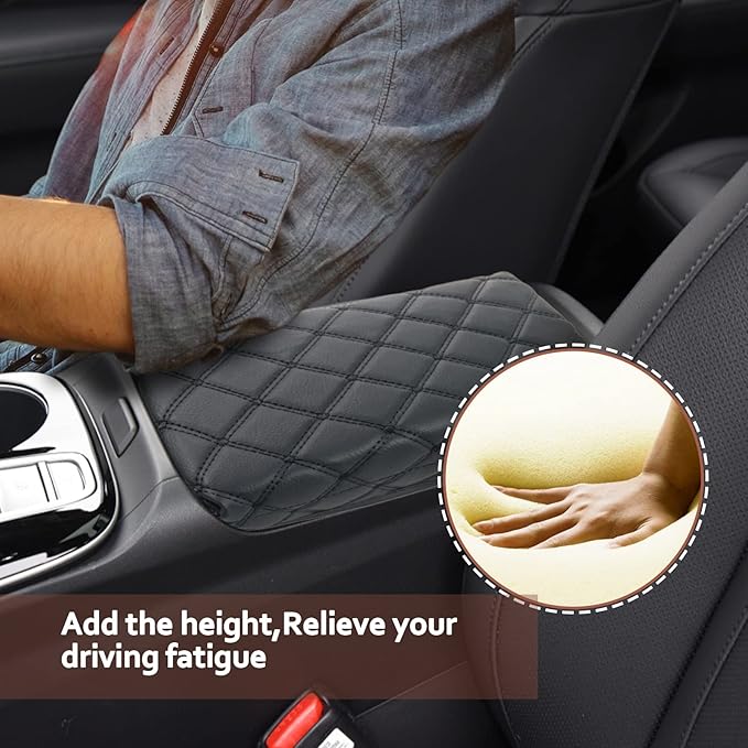 SKTU Update for 2022 2023 2024 Hyundai Tucson Center Console Cover 2022 2023 2024 Santa Cruz Armrest Cover Seat Box Cover Protector 2022 2023 2024 Tucson Accessories Center Console Soft Cushion