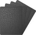 Car Dashboard Non Slip Mat, Brlvget Anti Slip Gel Pad, Multifunctional Fixate Anti Slide Sticky Dash Pad for Radar Detector, Cell Phone, Keys, Glass, Mirrors, GPS, Coins 7.1 x 5.5 inch (4 Pack)