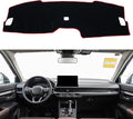Dash Cover for Honda CR-V CRV Accessories 2023 2024 2025 2026 Dashboard Cover Center Console Dash Mat Carpet Protector Sunshield No Glare Non-Slip Pad Custom Fit, Red Trim