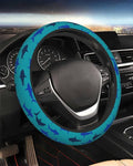 Steering Wheel Cover Accessories Neoprene Cover, Breathable Non-Slip Easy to Install Suitable for Women Men, 14.5-15.5 Inch for Car SUV Van Truck Universal - Cute Shark