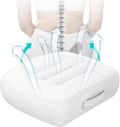 Super Thicken Car Seat Cushion for Adults/Office Chair Cushions/Butt Pillow for Car Long Sitting,Portable Car Seat Pad Fatigue Relief Suitable for Trucks,Cars,Office Chairs,Wheelchairs（White）
