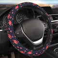 Flamingo Animal Steering Wheel Cover for Women Men Girls, Car Accessories Decor Thickened Anti-Slip Auto Steering Wheel Covers Protector Universal Fit 15 Inch for Cars, Truck, SUV