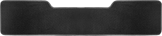 FH Group Automotive Floor Mats Black Carpet Floor Mat for Mini Van and Cars, Universal Fit, All Purpose Car Floor Mats, Carpet Protector Mat for Most Sedan, SUV, Truck Floor Mats, Rear Set