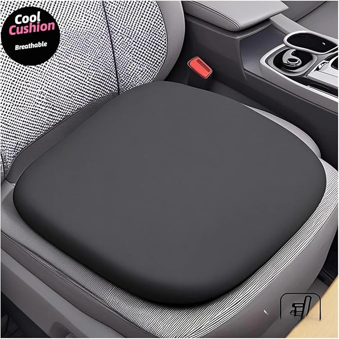 Memory Foam Car Seat Cushions with Lumbar Support - Cool and Breathable Comfort for Car and Office Use(B,40x40cm)