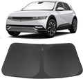 Windshield Sun Shade Custom Fit for 2022 2023 2024 2025 2026 Hyundai Ioniq 5 Accessories Foldable Sunshade Sun Blocker Protect Car from Sun Rays & Heat Damage Keep Car Cooler 34.5‘’x58.5‘’