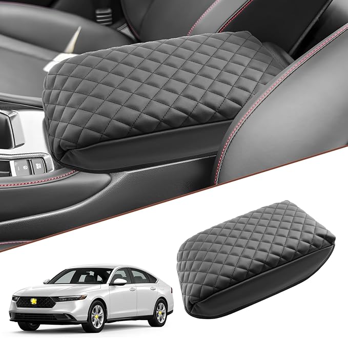 SKTU for 2024 2025 2026 Honda Accord Accessories Armrest Cover for 2023 2024 2025 2026 Honda Accord Center Console Cover Honda Accord 2024 2025 2026 Accessories Soft Seat Box Cover
