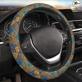 Boho Mandala Auto Car Steering Wheel Cover Universal 15 Inch Neoprene Interior Decor Protection Accessories