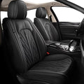 TTX LIGHTING Car Full Set Seat Covers Fit for Infiniti M37 2007-2013 Leather Seat Covers Breathable Waterproof Seat Protectors Seat Cushion with Airbag Compatible (5 Seats, Black)