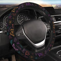 Butterfly Leaves Steering Wheel Cover for Women Men Girls, Car Accessories Decor Thickened Anti-Slip Auto Steering Wheel Covers Protector Universal Fit 15 Inch for Cars, Truck, SUV