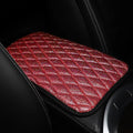 Universal Armrest Cover 32 * 19cm Car Center Console Armrest Cushion Center Armrest Pad Bling Glitter Car Armrest Protection Car Center Console Pad for SUV/Truck/Vehicle Armrest Mat