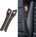 2PCS Car Seat Gap Filler Organizer,Multifunctional Car Gap Filler Organizer Storages Function ,Universal Console Catcher Between Seats Cars Interior Accessories (Brown)