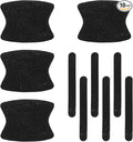10PCS Bling Car Door Handle Protector, Crystal Rhinestone Car Door Handle Scratch Protector, Anti-Scratch Door Bowl Paint Guard Protective Film, for Auto, Van, Truck (Black)