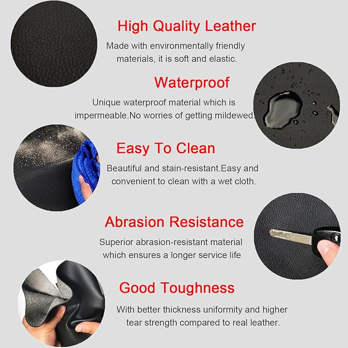 Center Console Armrest Cover for Mazda CX30 2020 2021 2022 2023 2024 2025 2026, Center Console Cover, Car Arm Rest Covering Anti-Scratch Arm Rest Cushion Pad,Black+Black line
