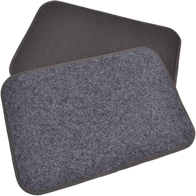 Motor Trend Premium Inter-Lock Backing Carpet Car Floor Mats - Front & Rear, Thick & Durable Auto Protection, Fits Most Cars Truck SUV Coupe Sedan
