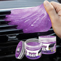 FiveJoy Car Cleaning Gel Kit - Universal Car Detailing Putty for Car Interior - Reusable Goop Cleaner Supplies Auto Slime for Home, Office, Keyboard, Computer 2Pack Purple