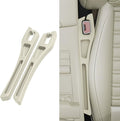 2PCS Car Seat Gap Filler Organizer,Multifunctional Car Gap Filler Organizer Storages Function ,Universal Console Catcher Between Seats Cars Interior Accessories (Beige)