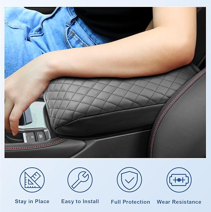 CDEFG 2023-2026 Accord Center Console Cover, for 2023 2024 2025 2026 Honda Accord 11th Gen Accessories Armrest Cover Center Console Pad Arm Rest Cushion Cover