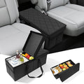 Car Seat Organizer for Kia Telluride 2020-2026 w/Built-In Cooler Bag, Telluride Second Car Console Organizer w/Non-Slip Strips, Foldable Backseat Organize for Dog Toys Kids Snacks Travel Storage Box