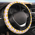 Cute Yellow Duck Steering Wheel Cover for Women Men Girls, Car Accessories Decor Thickened Anti-Slip Auto Steering Wheel Covers Protector Universal Fit 15 Inch for Cars, Truck, SUV
