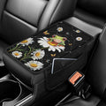 CLOHOMIN Funny Frog Car Arm Rest Cover Pad Daisy Car Center Console Armrest Pad Cover Universal Automobile Armrest Protector Fit Most Vehicle Auto Interior Accessories