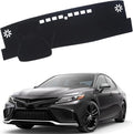 Dashboard Mat Cover for Toyota Camry 2024 2023-2018 Without HUD Nonslip Center Console Sunshield Glare UV Rays Protector Accessories