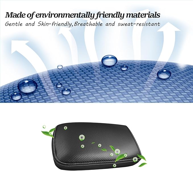 SKTU Upgrade for 2019-2026 Chevrolet Blazer Center Console Cover 2023 2024 2025 2026 Chevy Blazer Armrest Pad 2025 2026 Blazer Seat Box Cover 2026 Blazer Center Console Soft Cushion