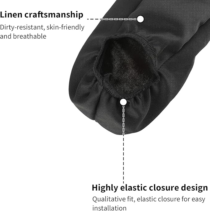 2 Pcs Arm Rest Cover for Car Arm Rest Cushion Armrest Covers Elastic Fabric Car Front Seat Universal Replacement Center Console Lid Skin Protectors Car Interior Accessories for Car SUV Truck Van