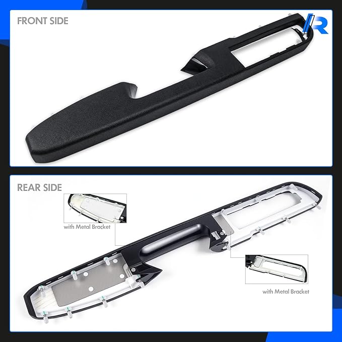 80994 Front Left Driver Side Armrest Repair Kit Fit for Chevy Silverado Suburban Tahoe Avalanche For GMC Sierra Yukon 2010-2014 Door Panel with Release Handle Above Armrest 27In - Black - GM# 84127280