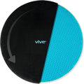 Vive Swivel Car Seat Cushion for Handicapped & Elderly Assistance - 360 Large Round Rotating Chair Pad with Memory Foam (Black)