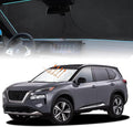 INSAUTO for Rogue Windshield Sun Shade Sunshade Foldable for Nissan Rogue 2014-2020 Windshield Cover Sun Visor Custom Fit for 2021-2023 Nissan Rogue 3rd Gen Accessories Blocks UV Rays Protector