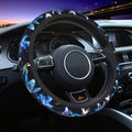 Colorful Butterfly Steering Wheel Cover for Women Men Girls Car Accessories Decor Anti-Slip Neoprene Auto Steering Wheel Covers Protector Universal 15 Inch