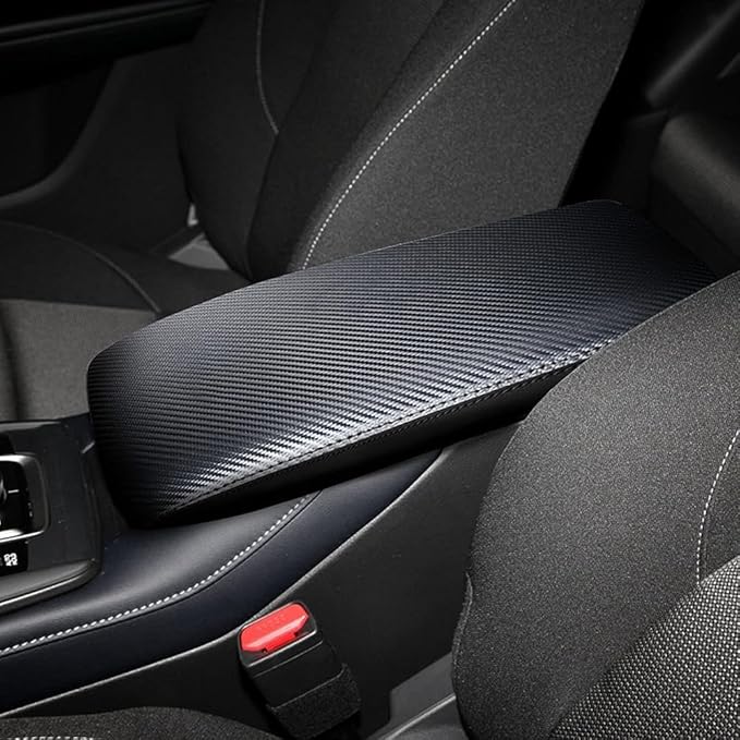 SXCY for 2025 2026 Mazda CX30 Armrest Cover for 2020-2025 2026 Mazda CX30 Accessories 2025 2026 CX-30 Center Console Cover 2025 2026 CX30 Middle Console Cover (Thin Cover Black Line)