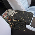 Tupalatus Skull Car Console Cover Car Accessories Mushroom Decor Armrest Cushion Cover Pad Water-Resistant Soft Comfy Armrest Covers Universal Fit for Cars SUV Pick-up Truck