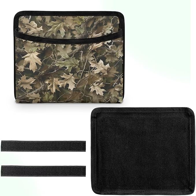 Renewold Green Hunting Camo Car Pocket Organizer Small Storage Bag for Sunglasses Keys Wallet Cell Phone Holder Auto Pouch Car Accessories Multifunction for Office Bedroom Boat Women Men Gift