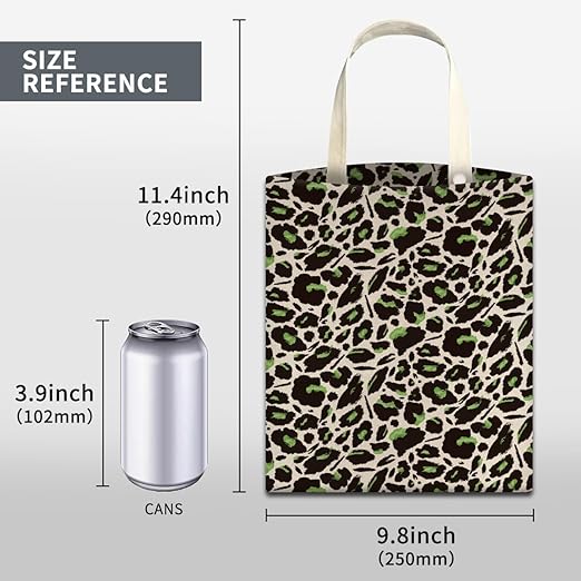 Car Trash Can, Cute Car Trash Bag, Hanging Car Organizer and Storage Bag, Trash Bin for Car Accessories, Vehicle, Travelling, Camping Black Green Leopard